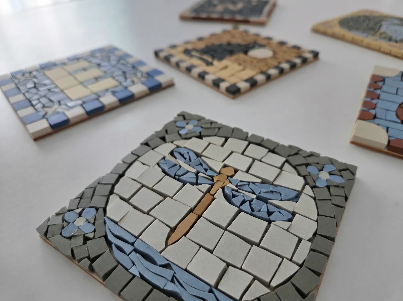 Celina — Bookbinding, mosaic & stamps (3/3)