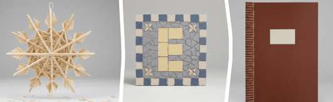 Celina — Bookbinding, mosaic & stamps