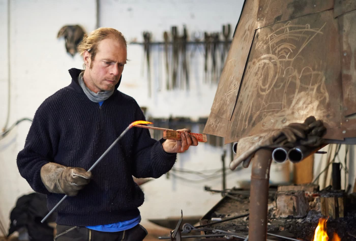 Schmiedekurse Berlin — Blacksmithing & knife forging (2/5)